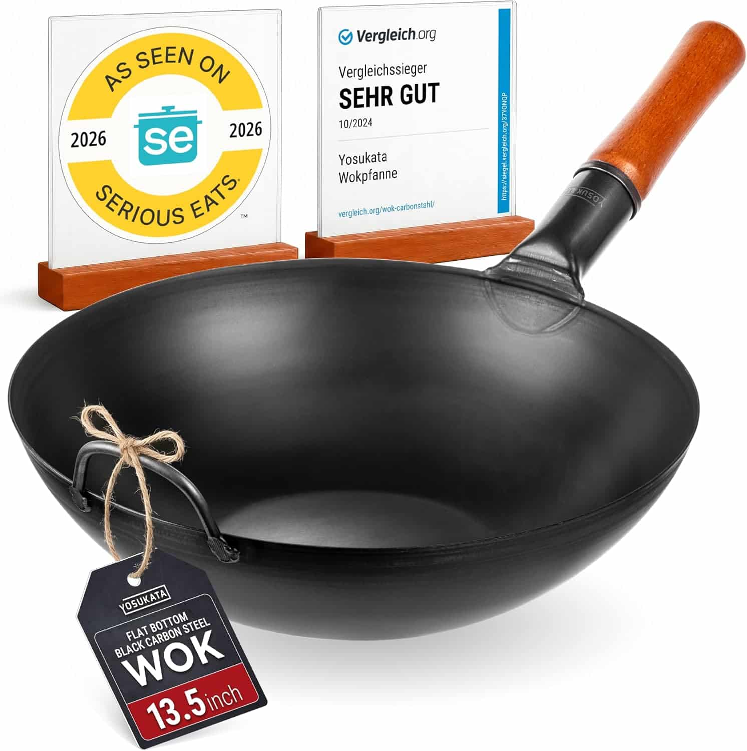 Pre-Seasoned Wok Pan